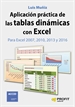 Portada del libro Aplicación práctica de las tablas dinámicas con Excel