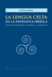 Portada del libro La lengua celta en la Península Ibérica