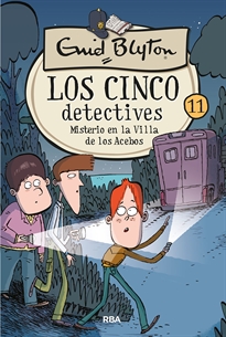 Portada del libro Los cinco detectives 11 - Misterio en la villa de los Acebos
