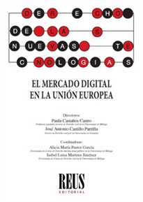 Portada del libro El mercado digital en la Unión Europea