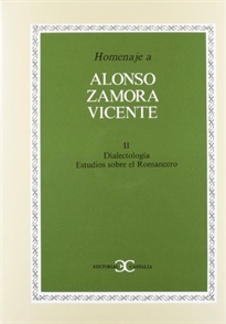 Portada del libro Homenaje a Alonso Zamora Vicente, vol. II                                       .