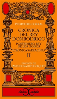 Portada del libro Crónica del Rey don Rodrigo, II                                                 .