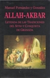 Portada del libro Allah Akbar, leyenda de las tradiciones del sitio y conquista de Granada