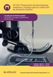 Portada del libro Preparación de herramientas, máquinas y equipos para la confección de productos textiles. TCPF0309 - Cortinaje y complementos de decoración