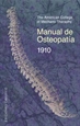 Portada del libro Manual de osteopatía 1910