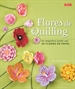 Portada del libro Flores de Quilling. Un magnífico jardín con 35 flores de papel