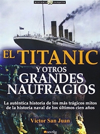 Portada del libro Titanic y otros grandes naufragios